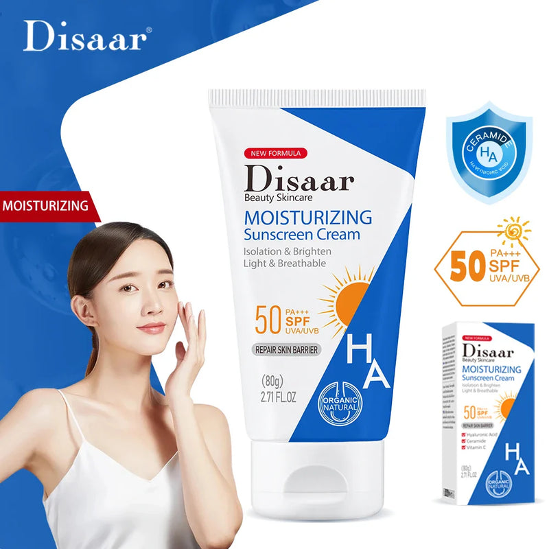 Disaar HA Moisturizing Sunscreen Cream SPF50 80g