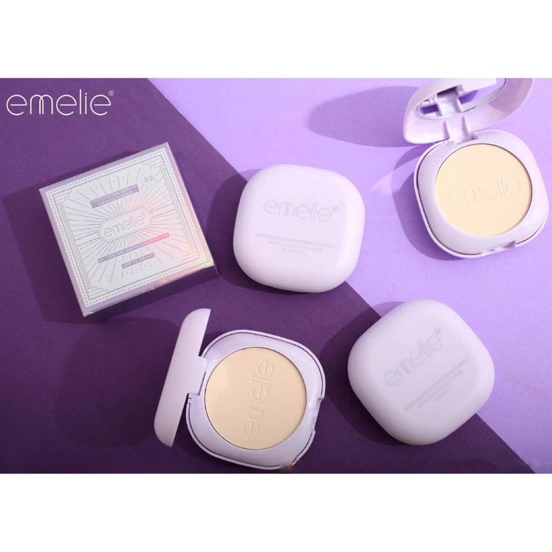 Emelie Professional Makeup Pressed Powder Oil Control Matte For 24 Hours SPF Pa+++