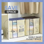 Multipurpose Non Woven Storage Bag Organizer With Handle Transparent Visual Window for Clothes & Blanket A quality