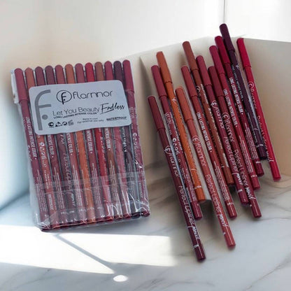 Flormor Endless Beauty Perfect Lip Liner Set (12 Shades)