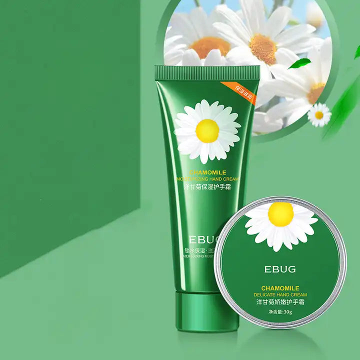 EBUG Chamomile Hand Cream Skin Care Kit 4Pcs Set