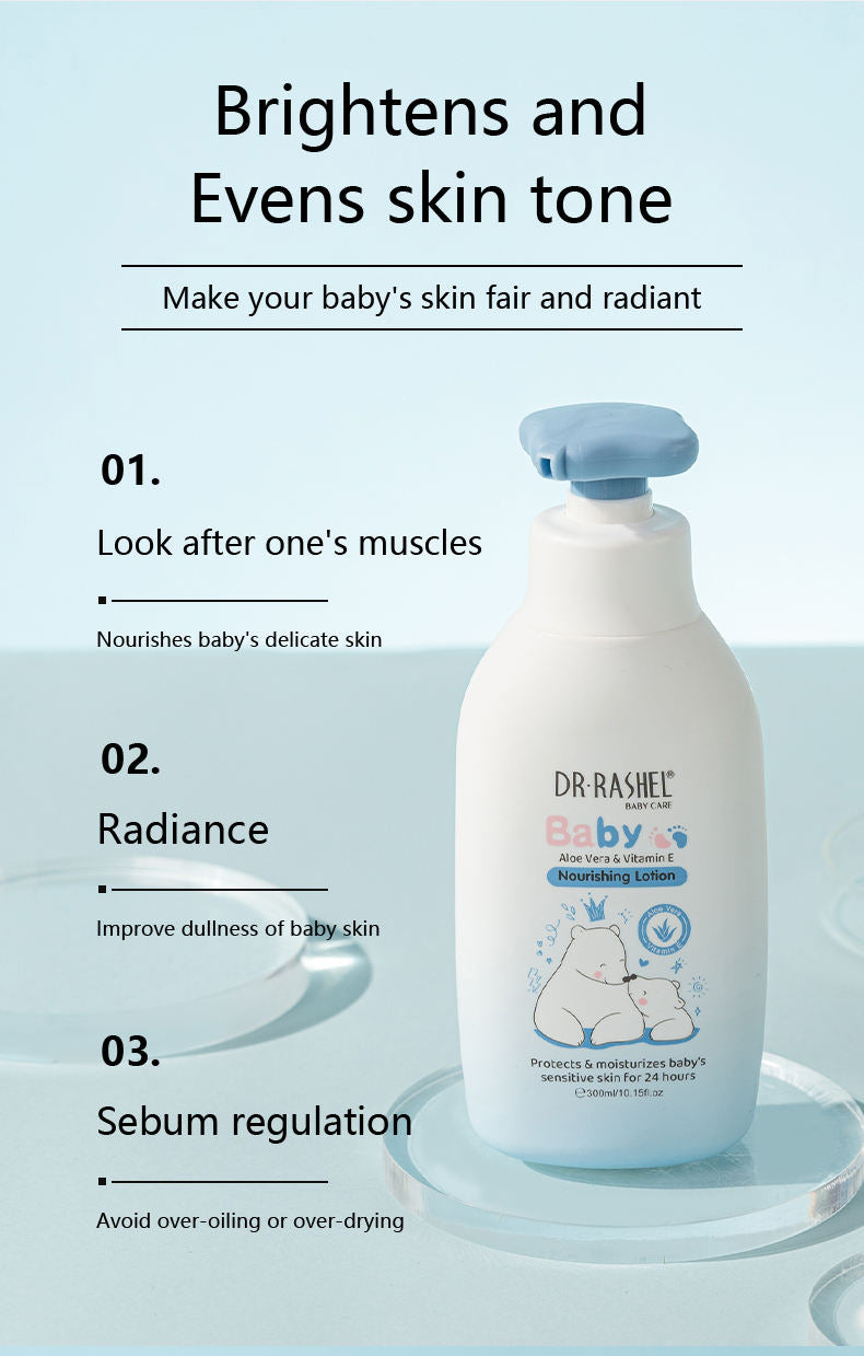 Dr Rashel 300ml New Baby Nourishing Lotion,Moisturize Stronger Skin Whitening Body Lotion