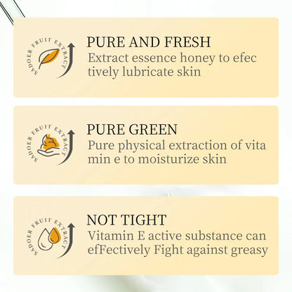 BIOAQUA Vitamin E Manuka Honey Cleanser Mild Makeup Remover Facial Cleanser 100g