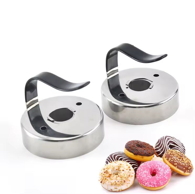 Stainless Steel Doughnuts Cutter With Soft Grip Handle