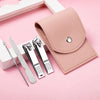 Stainless Steel Nail Clipper Cutter Set 4Pcs Set Manicure Pedicure Tool Kit