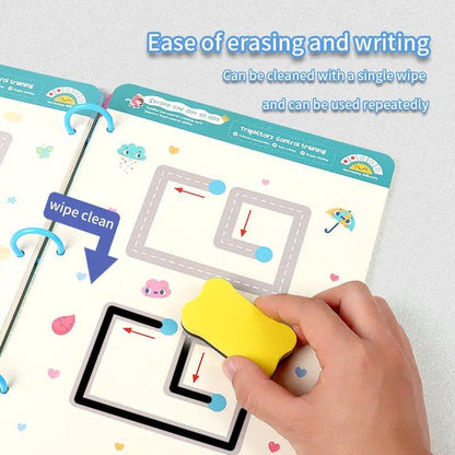 Stroke Line Dot To Dot Level 1 Magical Tracing 64 Pages Work Book Kids Learning Book