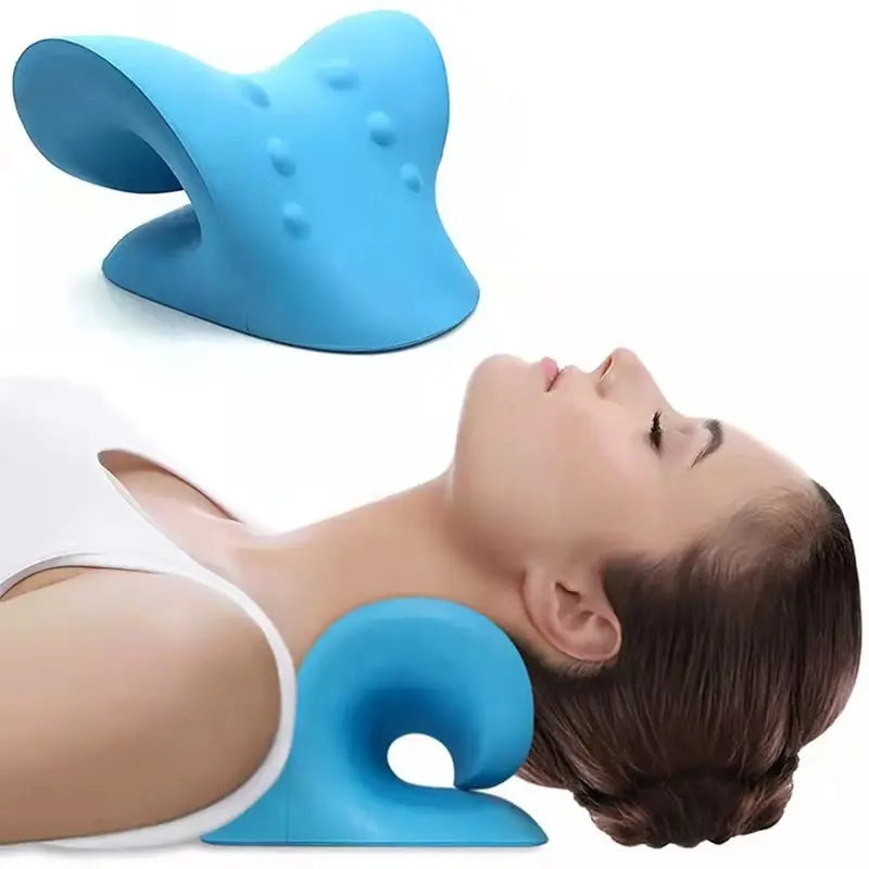 Neck And Shoulder Relaxer Cervical Traction Device Posture Corrector Relieves Neck Pain