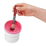 Portable Electric USB Makeup Brush Cleaner Machine Use 5V2A Adapter Or Power Bank