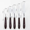 Stainless Steel 5pcs Cake Cream Spatula Set Icing Spatula Pastry Artist Tool