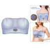 Rechargeable Electric Breast Massager Wearable Bra Chest Massager Vibration Soft Cotton Heating