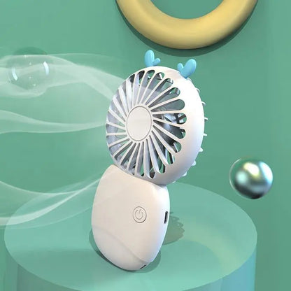 New Portable Handheld Fan USB Rechargeable Mini Pocket Electric Fan Convenient And Ultra-quiet Summer Desktop Fan For Office And Home