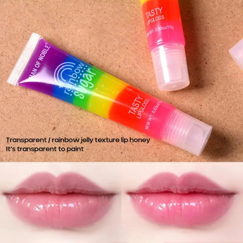 Sugar Rainbow Lip Gloss 6Pcs Set