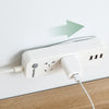 Self-Adhesive Power Strip Holder Wall Mounted Sticker