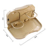 Car Food Tray With Bottle Cup Holder Travel Dining Foldable Tray