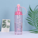 Portable Sports Spray And Drinking Bottle Large Capacity 600ml