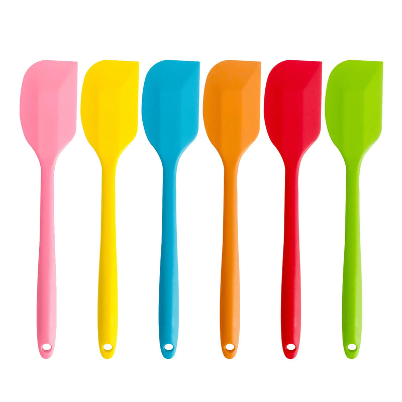 Silicone Scraper Spoon Cut Spatula Heat Resistant Non-Stick Flexible Rubber