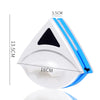 Double Sided Triangle Magnetic Window Cleaner Wiper Cleaning Brush