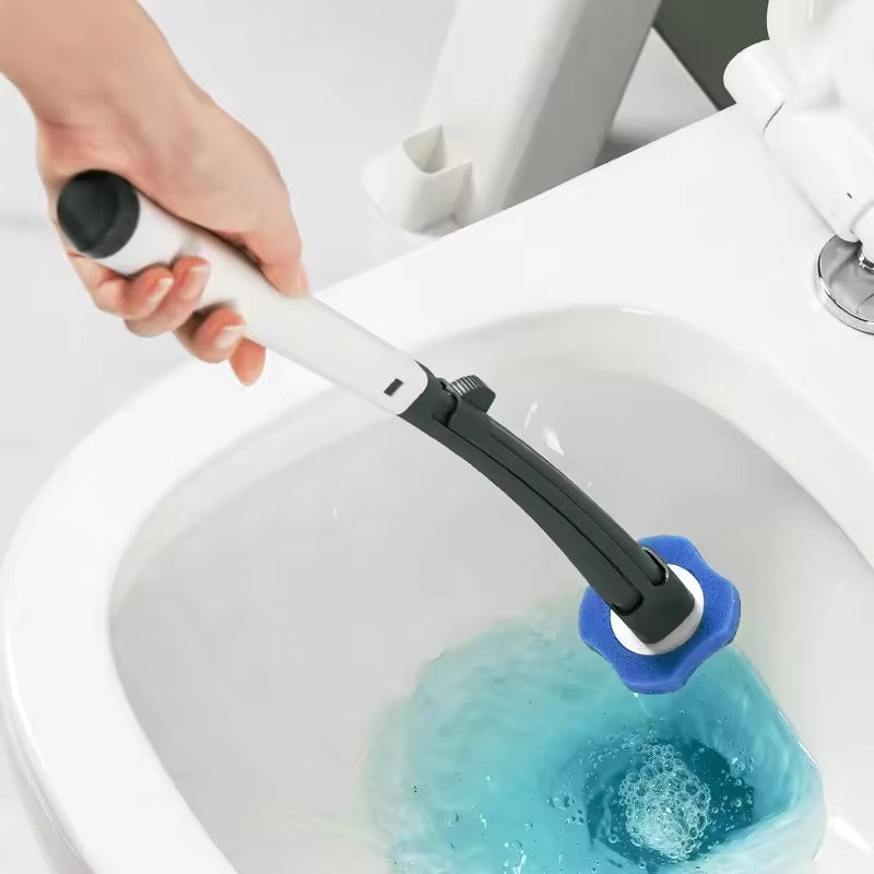 Deep Cleaning Toilet Brush And Holder Set Disposable Brush Heads Set