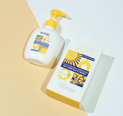 Dr Rashel Vitamin c Hyaluronic Acid Moisturizinng Refreshing Sunscreen Loiton SPF50