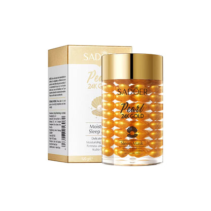 24k Sadoer  Gold-Pearl Collagen Face Cream Moisturizing Brightening Hydrating Firming Faci