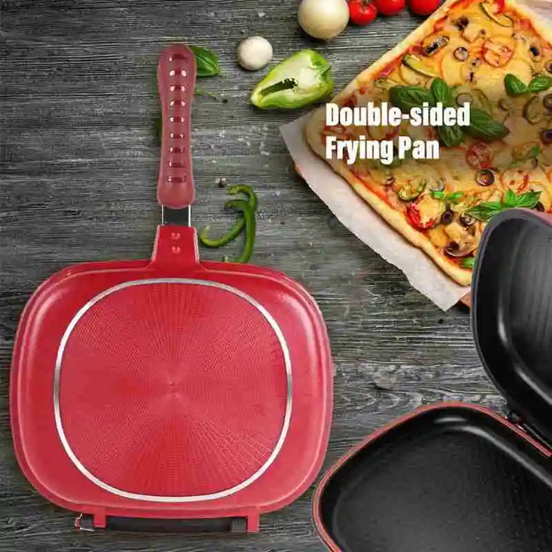 Non Stick Magic Pan Double Side Grilling Pan Frying Pan 2 CEILING RUBBER