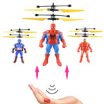 Star Avenger Flying Heroes Character Spider Man With Hand Sensor Control Rechargeable Flying Toy