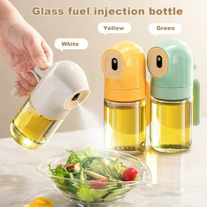 Oil Sprayer Food Grade Leakproof Glass Oil Spray Bottle 180ml