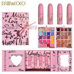 Kevin & Coco Love Is Love 40 Color Makeup Kit Eyeshadow And Lipstick Palette All In One Gift Box