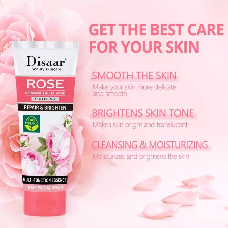 Disaar Rose Ceramide Face Wash