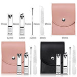 Stainless Steel Nail Clipper Cutter Set 4Pcs Set Manicure Pedicure Tool Kit