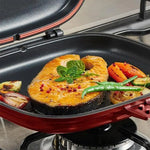 Non Stick Magic Pan Double Side Grilling Pan Frying Pan 2 CEILING RUBBER