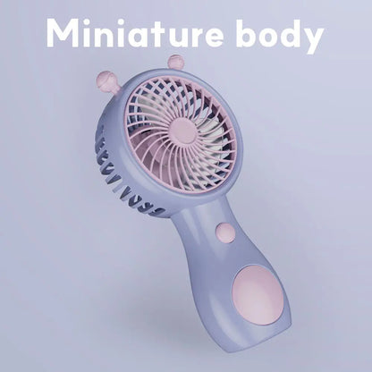 Portable Handheld Cute Mini Snail Rechargeable Fan