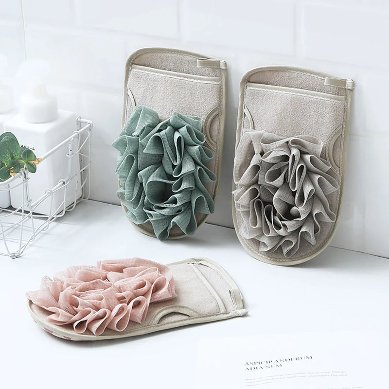 Exfoliating Bath Glove Skin Cleansing Scrubber