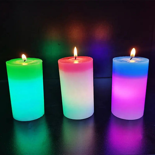 Magic Color Changing Colorful Glow Harmony Candles Led