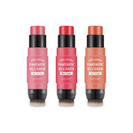 MAYCHEER 2in1 Vitality Blush Stick With Brush High Pigment Long Lasting Waterproof