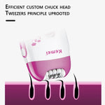 Kemei 6203 Rechargeable Powerful Electric Epilator Hair Removal Machine