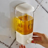 Wall Mounted Hand Press Soap Dispenser Shampoo Container