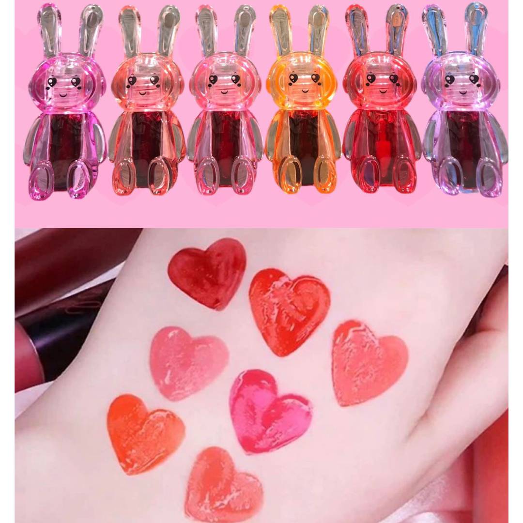 Hudamoji Bear Lip Tint Pack Of 6Pcs