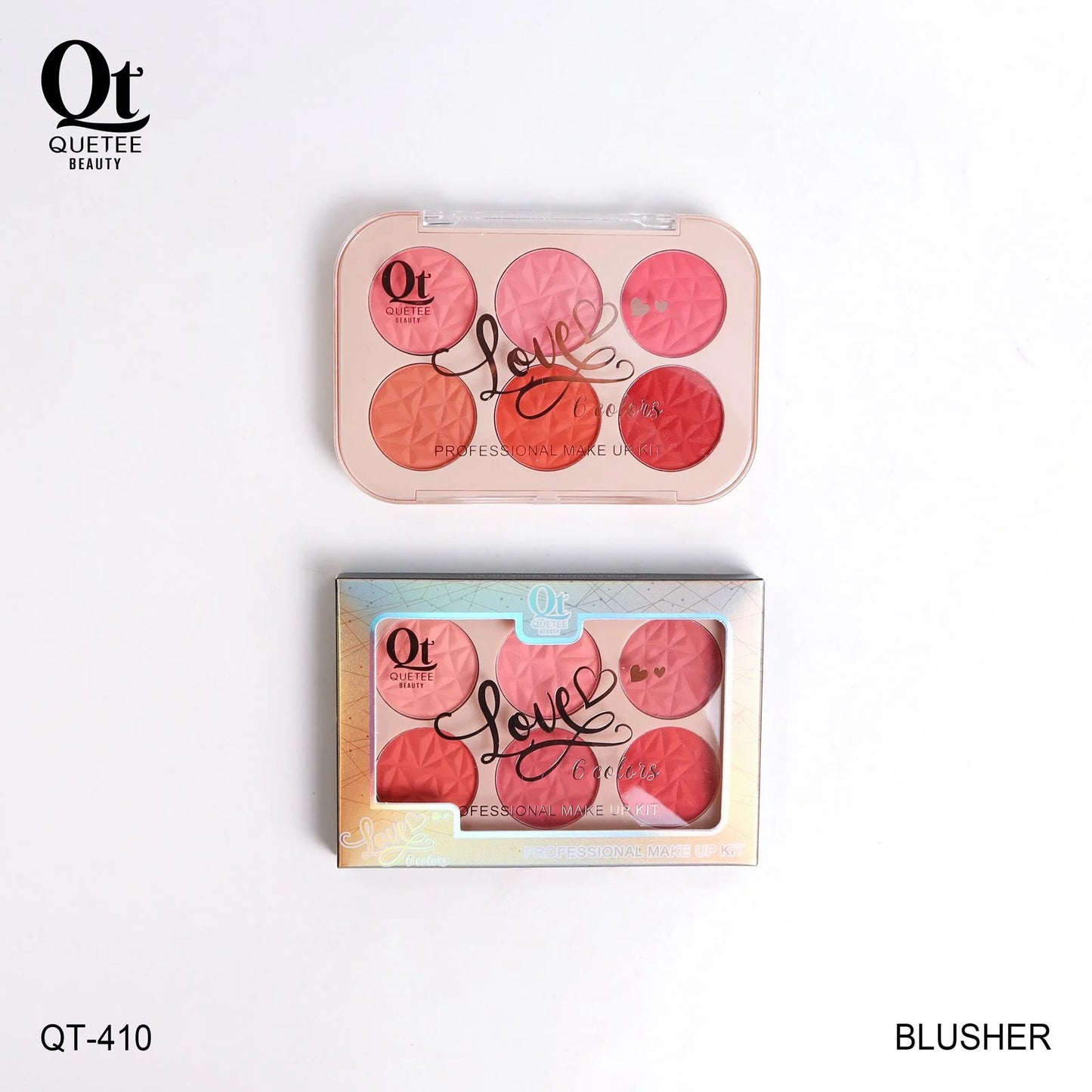 Quetee Beauty 6in1 Blusher Palette