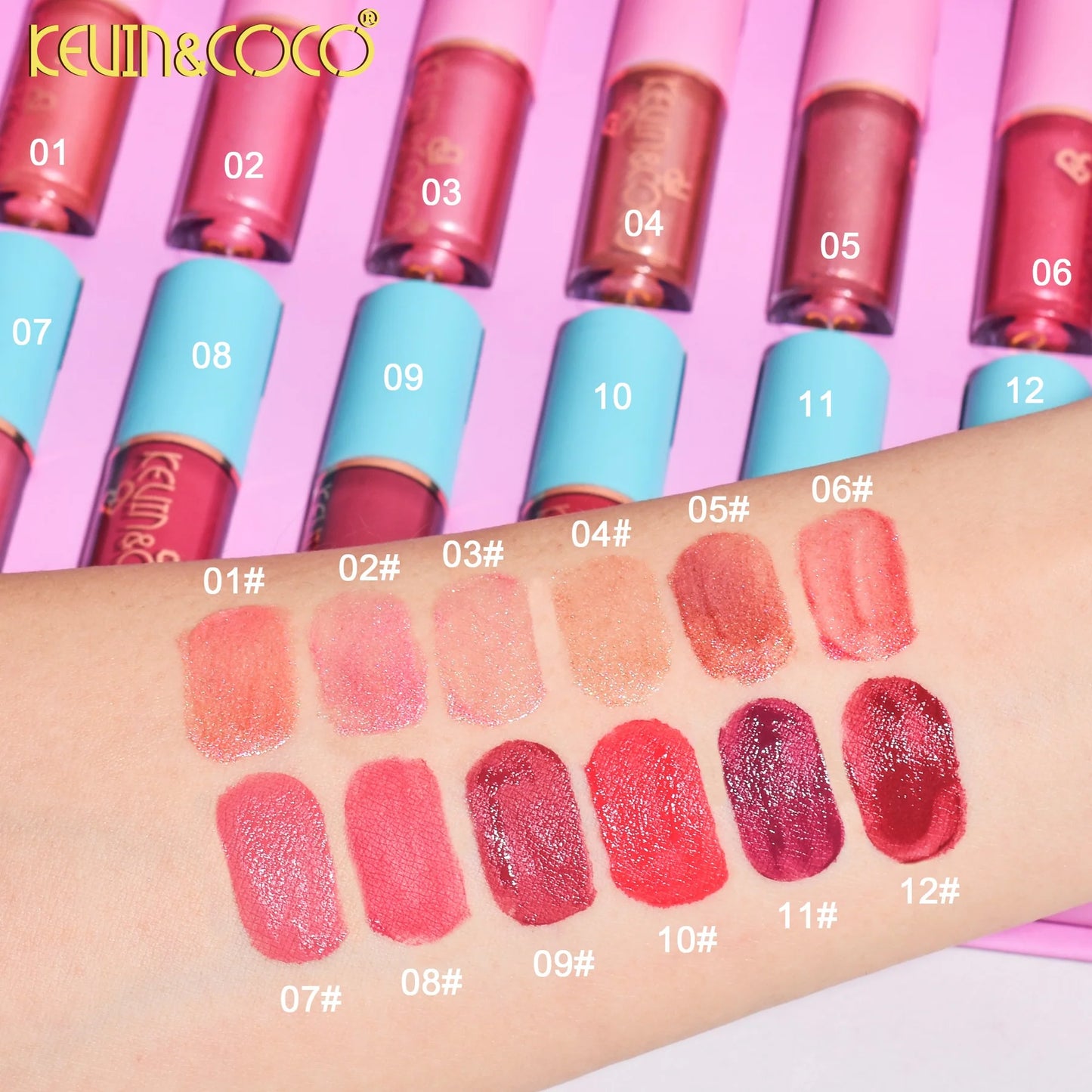 12-Color Start Now Lip Gloss Set