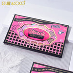 Kevin & Coco 28-Color Black & Pink Eyeshadow Palette