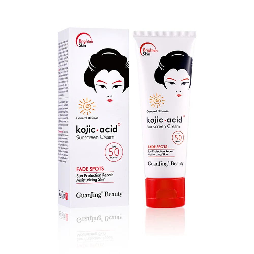 Kojic Acid Sunscreen Cream SPF50 Sun UV Protective Cream