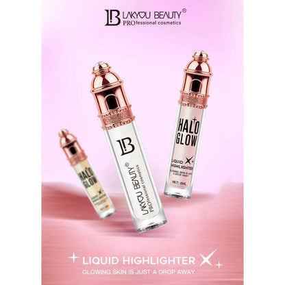 Lakyou Beauty Professional Makeup HALO-GLOW Highly Pigmented Liquid Highlighter