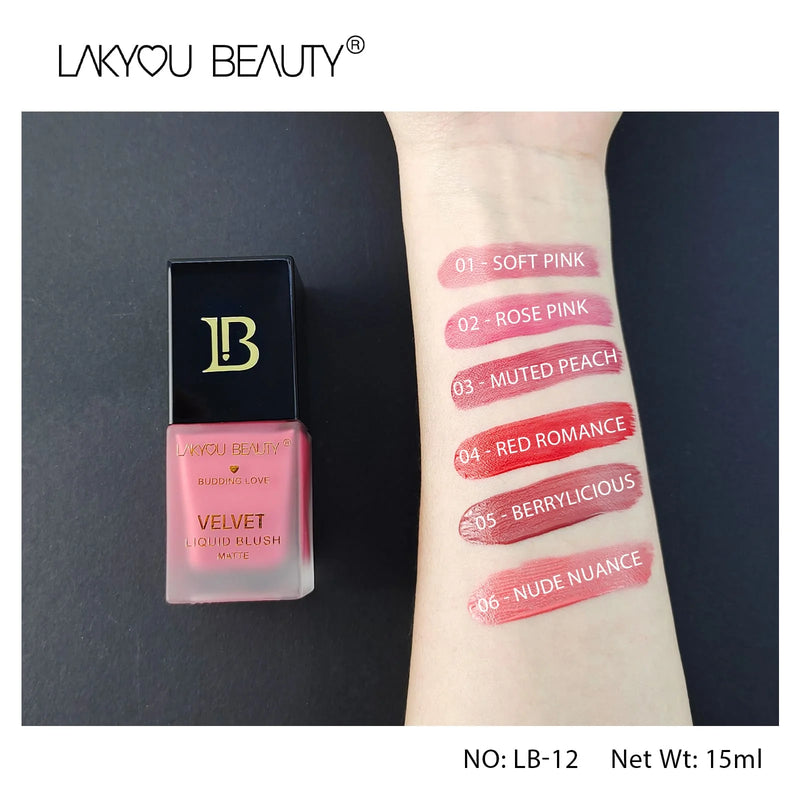 Lakyou Beauty Budding Love Velvet Liquid Matte Blush