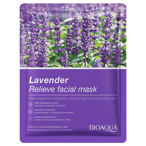 Bioaqua Lavender Relive Face Sheet Mask