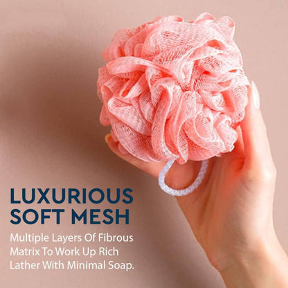 Lux Bath Loofa Bath Sponge Round Loofah