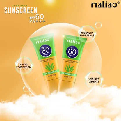 Maliao Aloe Vera Sunscreen SPF 60 PA+++ - Ultimate Sun Protection for Your Skin