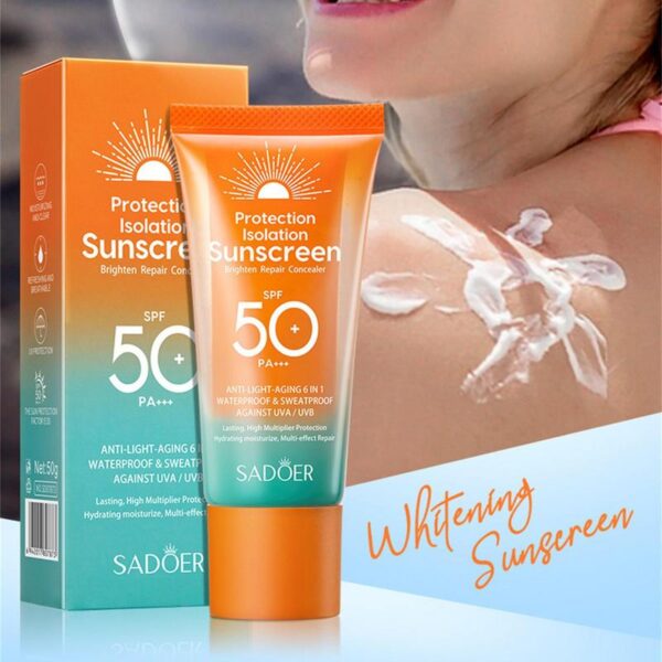 Sadoer Protector Isolation Sunscreen Brighten Repair Concealer SPF50+ PA+++