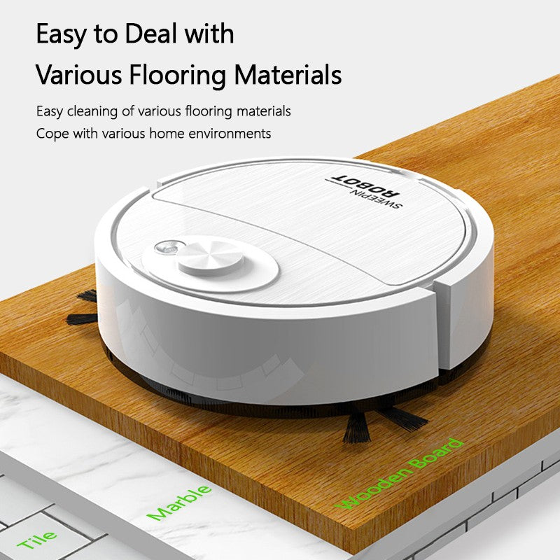 Portable Mini Rechargeable 3 In1 Quick Cleaning Robot Sweep Vacuum Cleaner