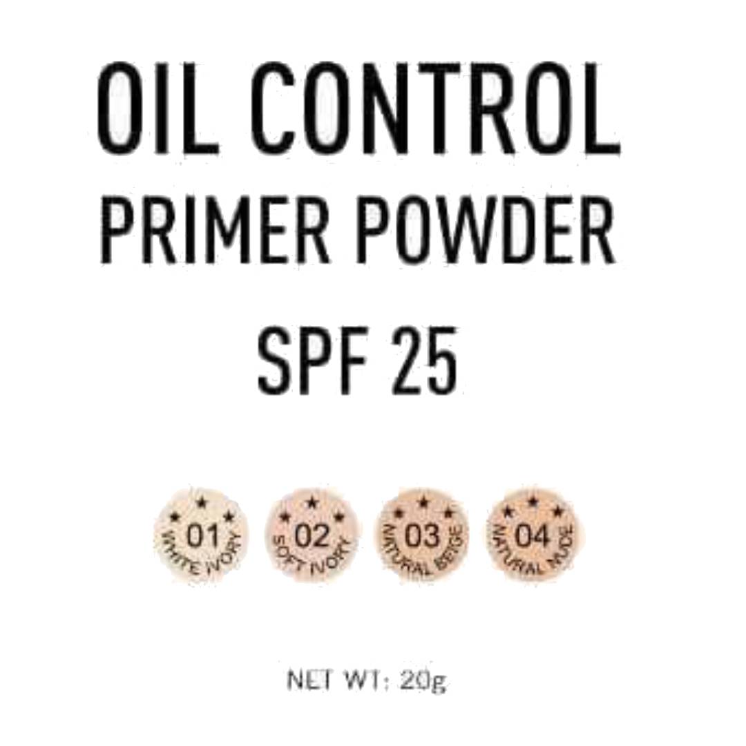 Maliao Oil Control Primer Powder Compact SPF 25 - Mattify and Protect Your Skin